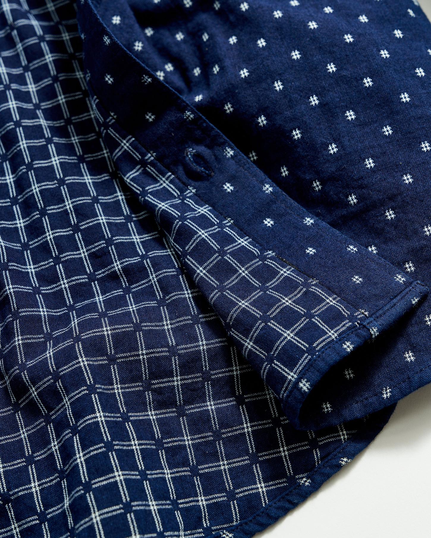 Men Tuscumbia Shirt Indigo/white | Billy Reid Shirting