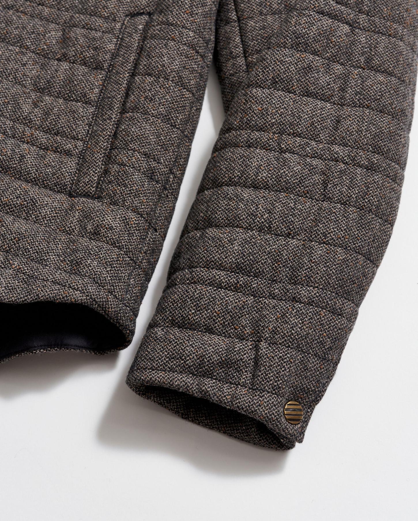 Men Tweed Theo Shirt Jacket Chocolate Tweed | Billy Reid Jackets &amp; Outerwear