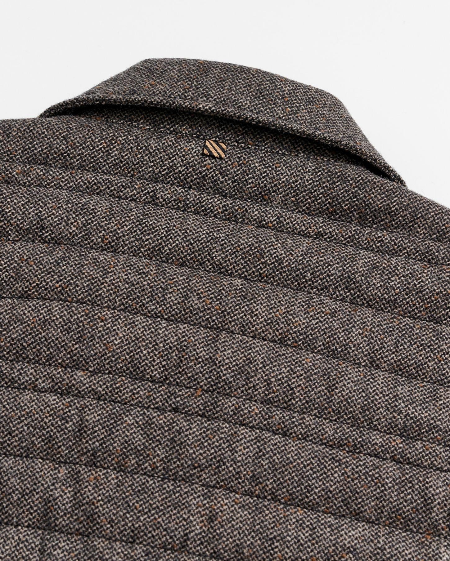 Men Tweed Theo Shirt Jacket Chocolate Tweed | Billy Reid Jackets &amp; Outerwear