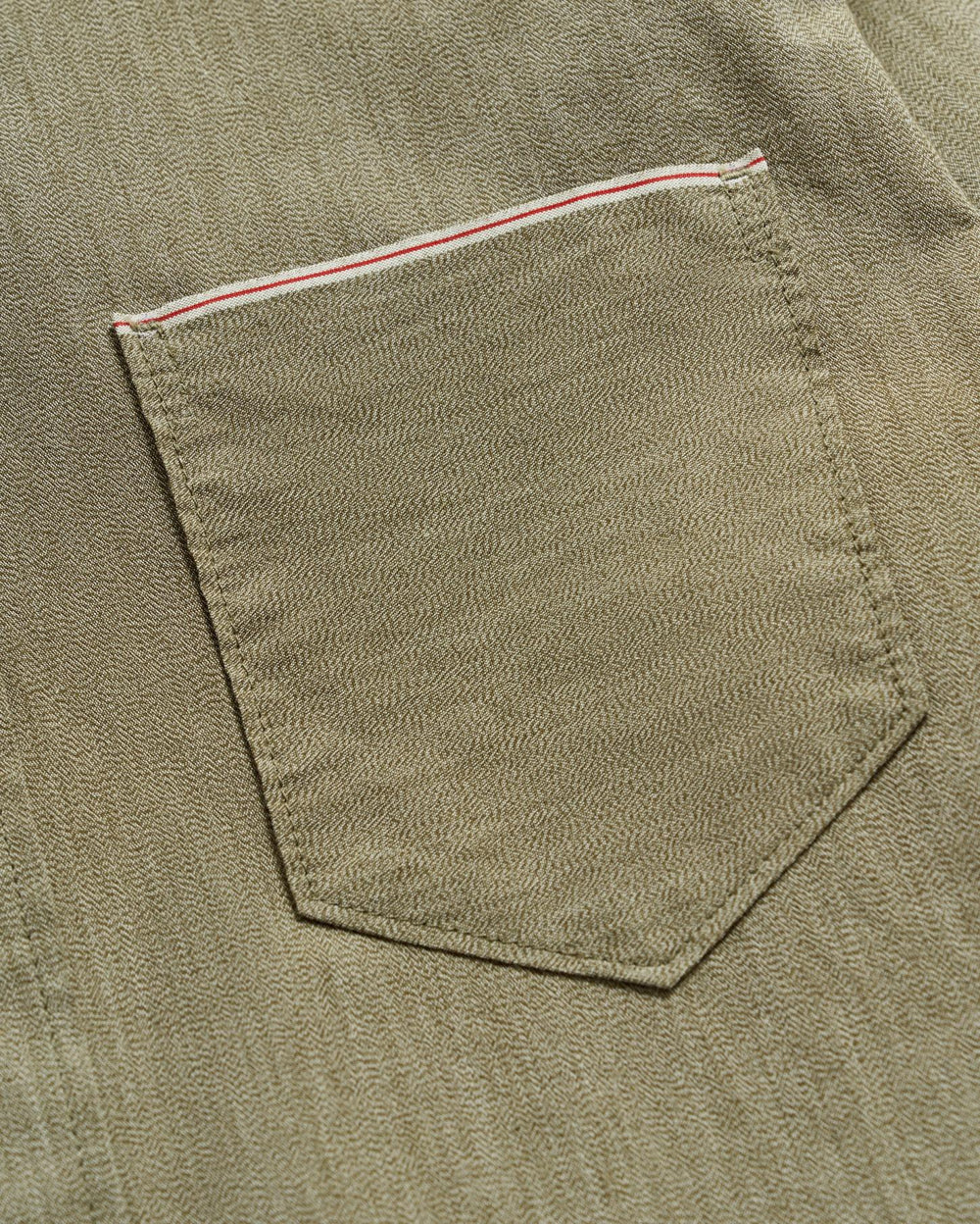 Men Twisted Msl 1-Pocket Shirt Olive | Billy Reid Shirting