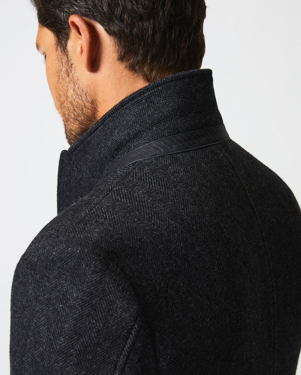 Men Walking Car Coat Charcoal | Billy Reid Jackets &amp; Outerwear