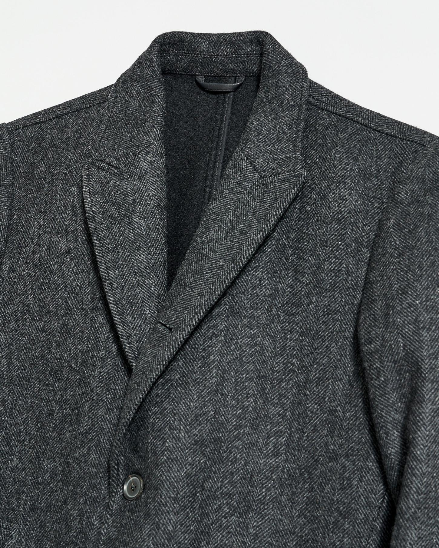 Men Walking Car Coat Charcoal | Billy Reid Jackets &amp; Outerwear