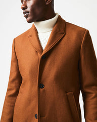 Men Walking Car Coat Rust | Billy Reid Jackets &amp; Outerwear
