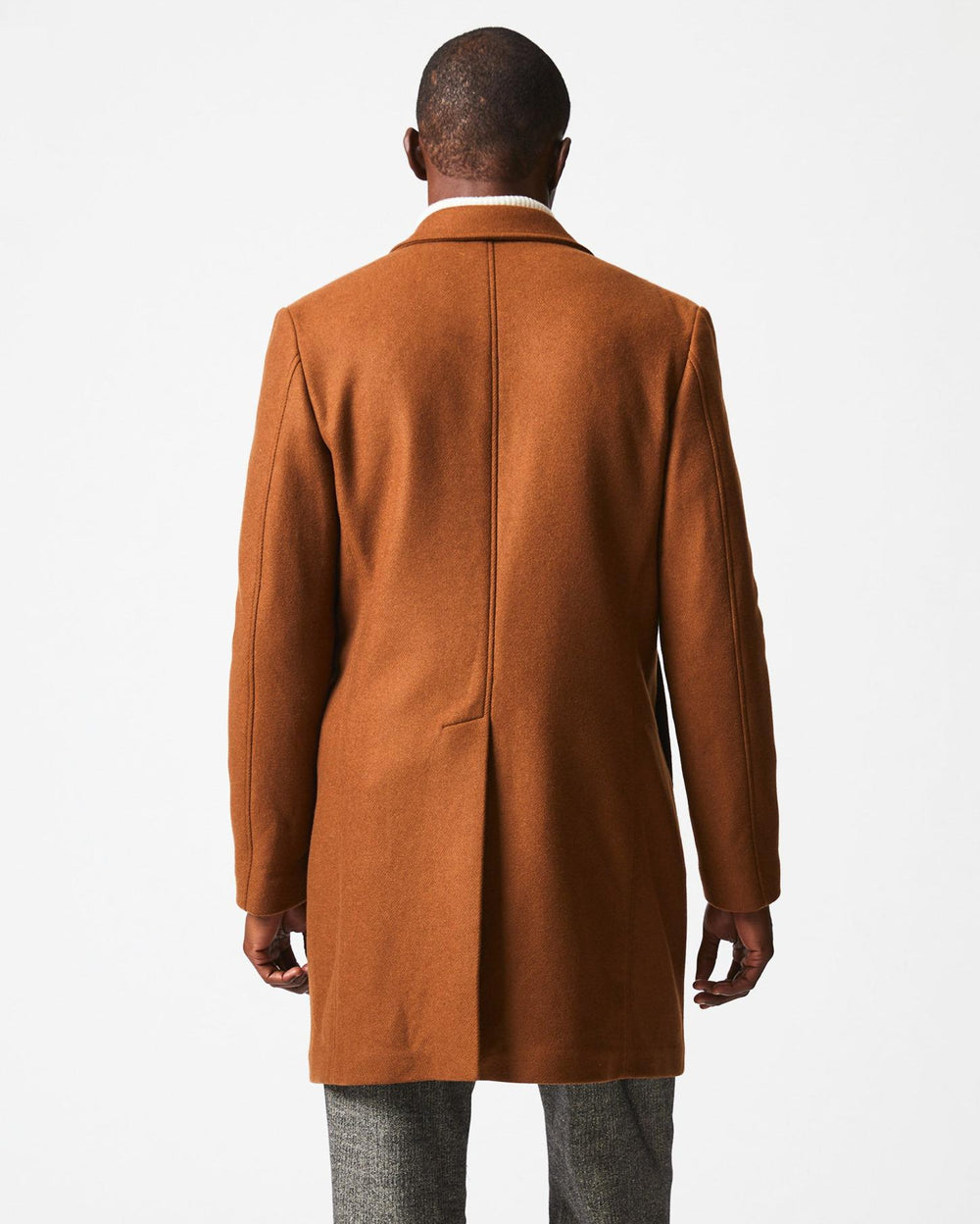 Men Walking Car Coat Rust | Billy Reid Jackets &amp; Outerwear