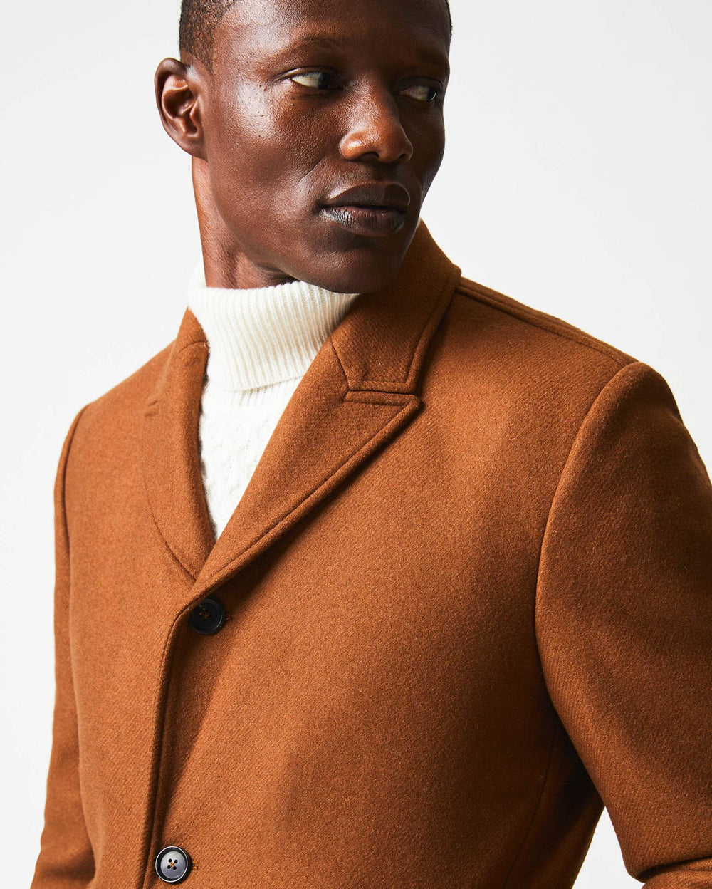 Men Walking Car Coat Rust | Billy Reid Jackets &amp; Outerwear