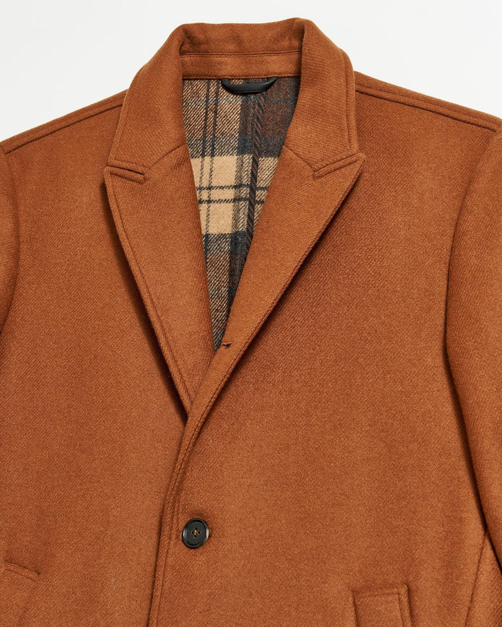 Men Walking Car Coat Rust | Billy Reid Jackets &amp; Outerwear