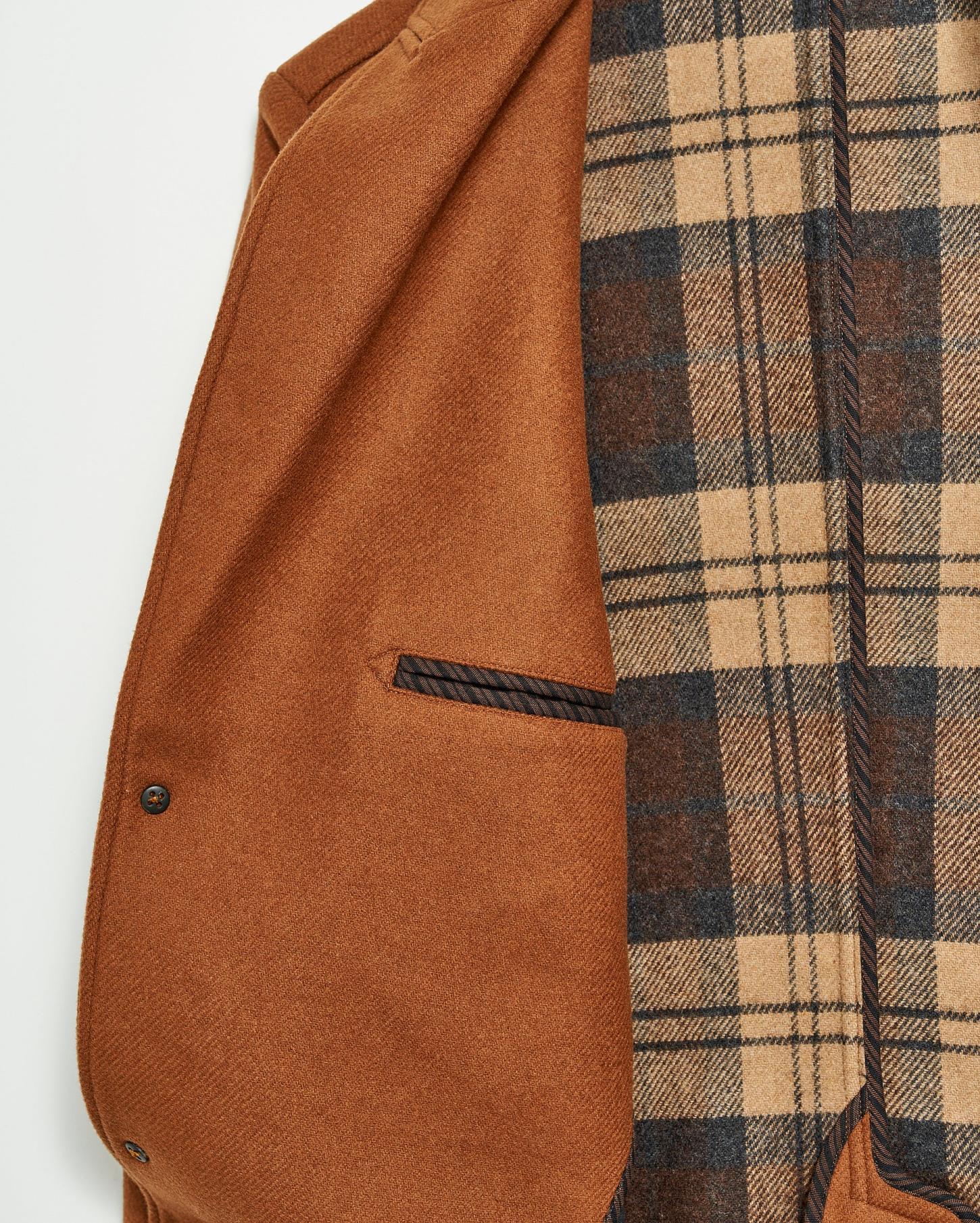 Men Walking Car Coat Rust | Billy Reid Jackets &amp; Outerwear