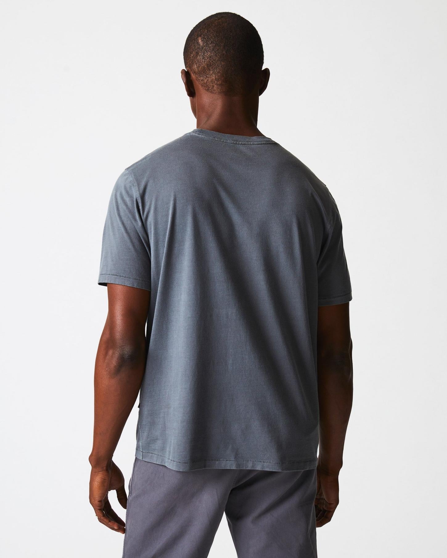 Men Washed Tee Black | Billy Reid Polos, Tees &amp; Henleys