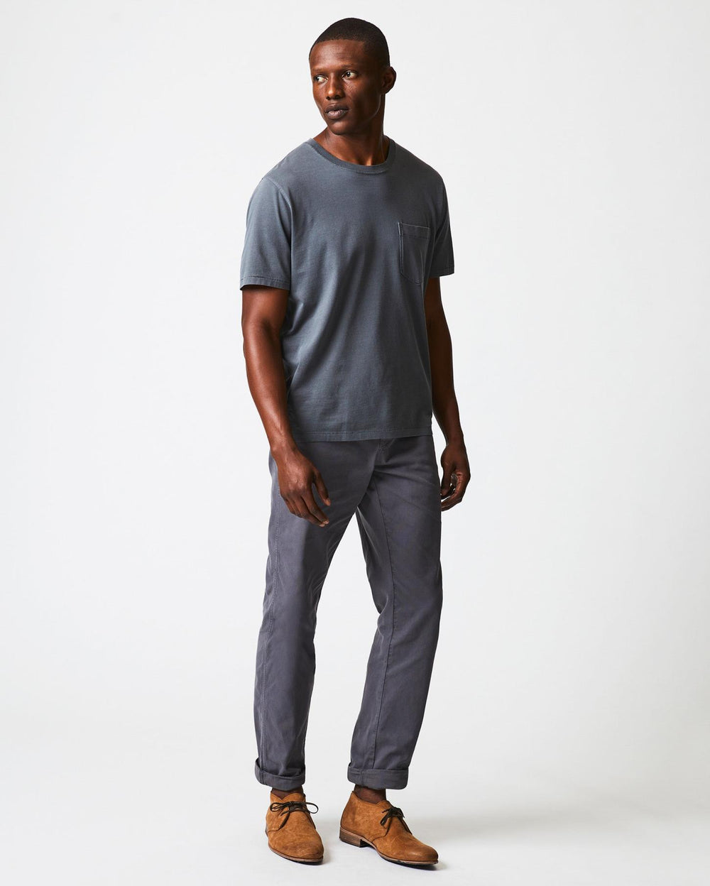 Men Washed Tee Black | Billy Reid Polos, Tees &amp; Henleys