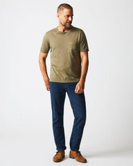 Men Washed Tee Moss | Billy Reid Polos, Tees &amp; Henleys