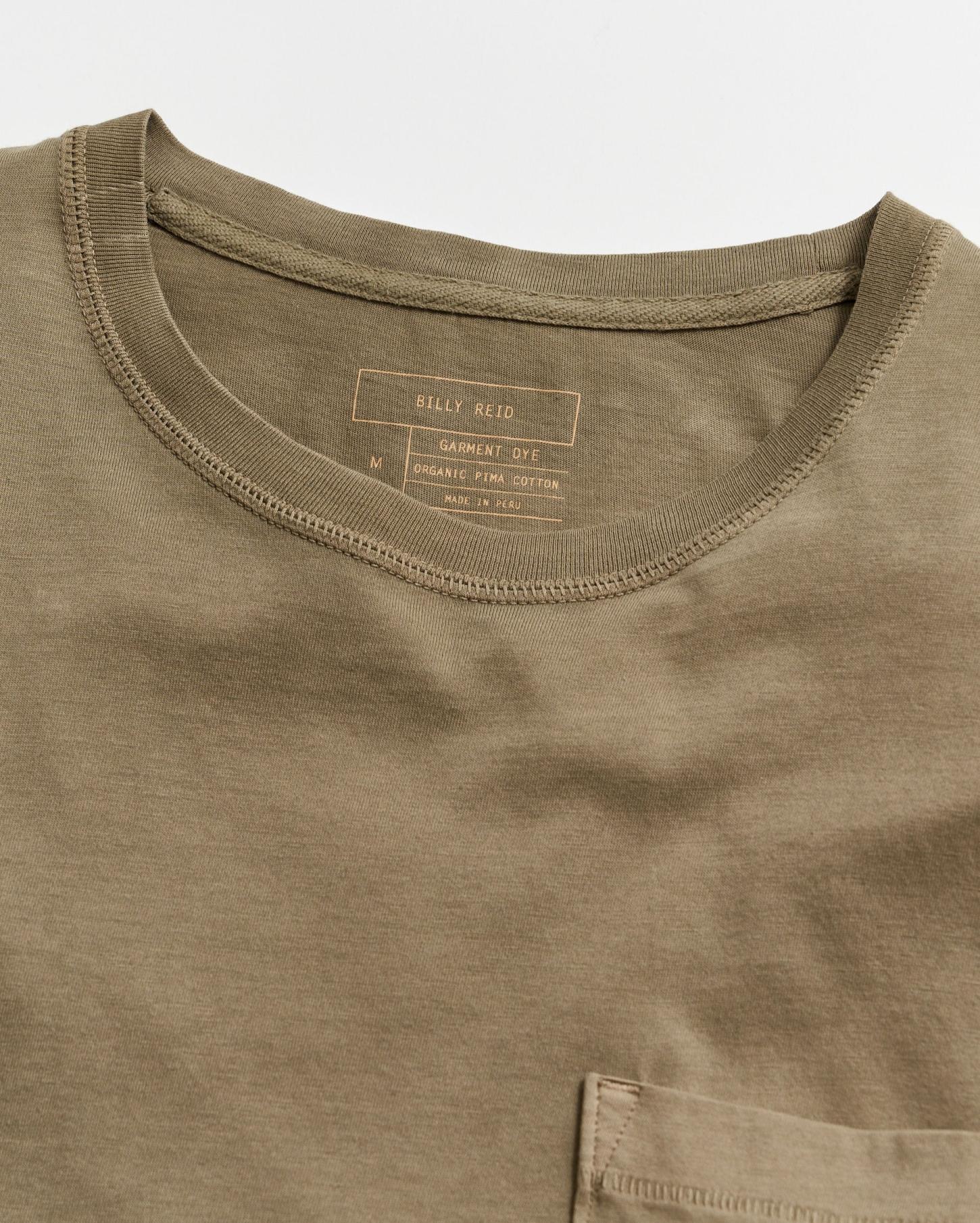 Men Washed Tee Moss | Billy Reid Polos, Tees &amp; Henleys