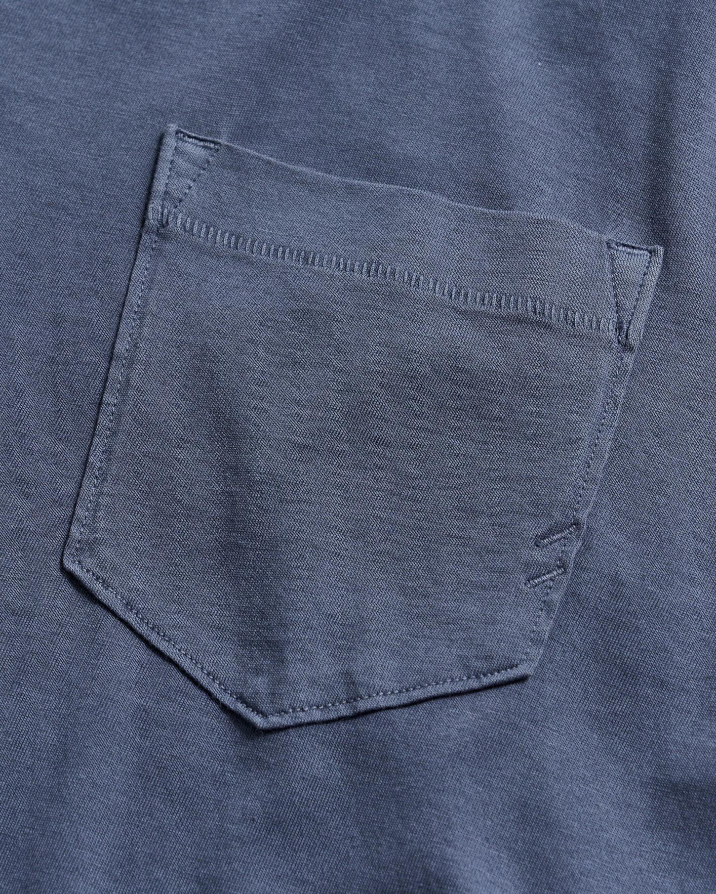 Men Washed Tee Navy | Billy Reid Polos, Tees &amp; Henleys