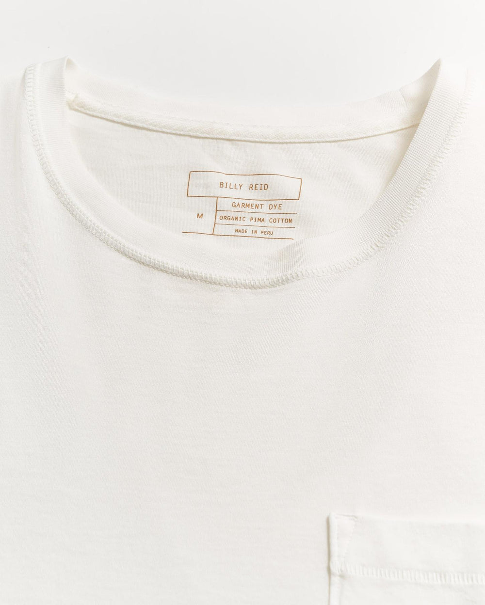 Men Washed Tee White | Billy Reid Polos, Tees &amp; Henleys