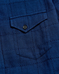 Men Western Shirt Indigo | Billy Reid Shirting