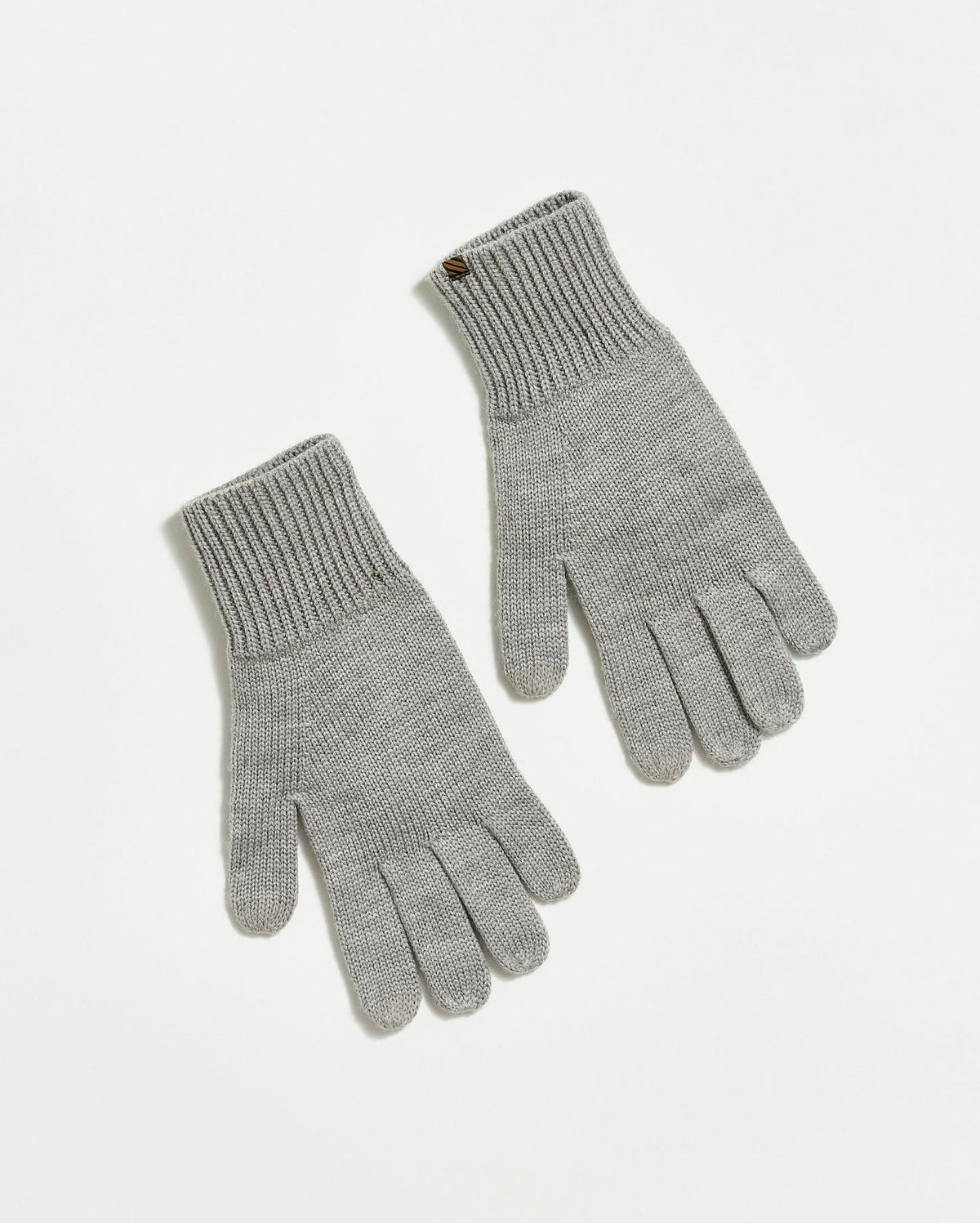 Men Wool Ribbon Gloves Grey | Billy Reid Accessories