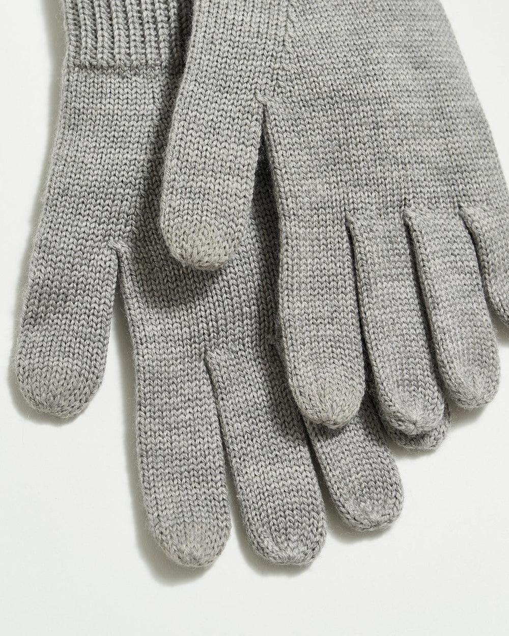 Men Wool Ribbon Gloves Grey | Billy Reid Accessories