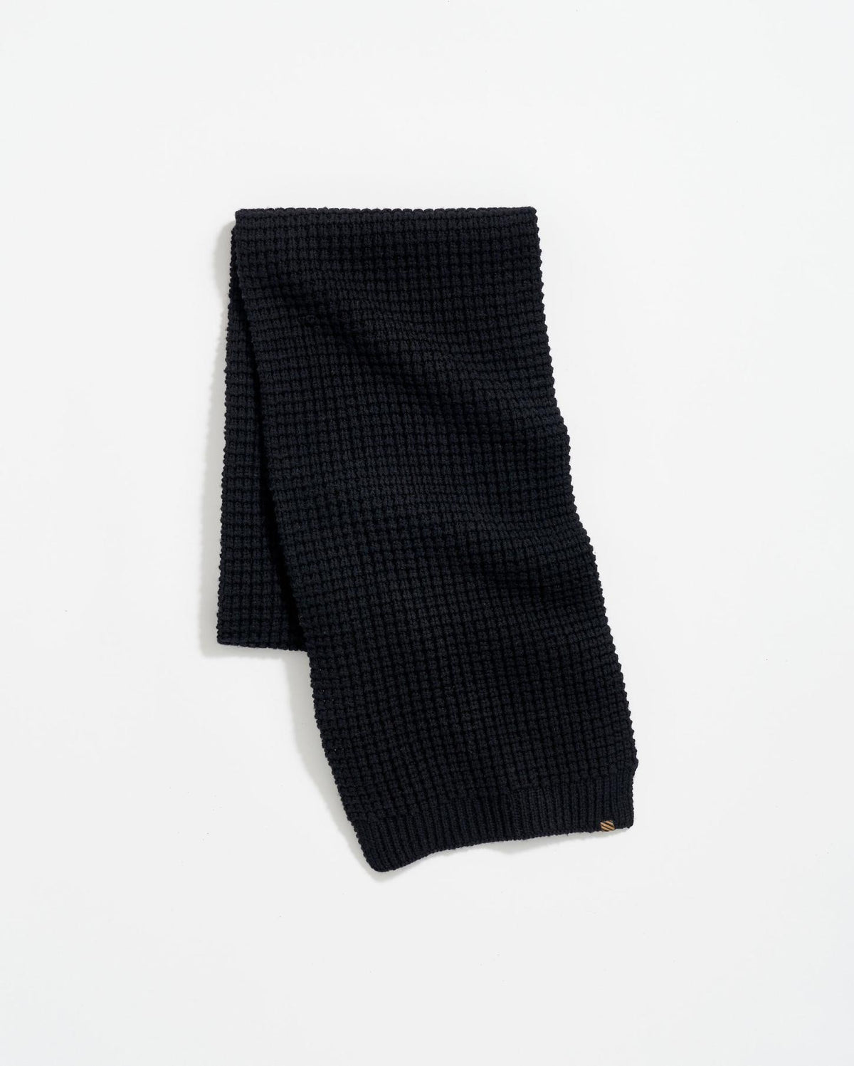 Men Wool Ribbon Scarf Black | Billy Reid Accessories