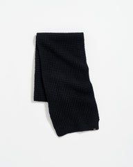 Men Wool Ribbon Scarf Black | Billy Reid Accessories