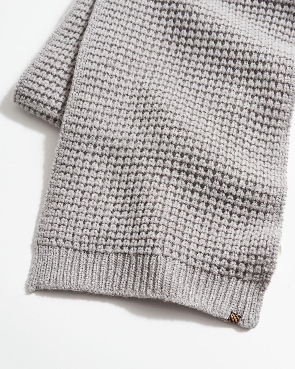 Men Wool Ribbon Scarf Grey | Billy Reid Accessories