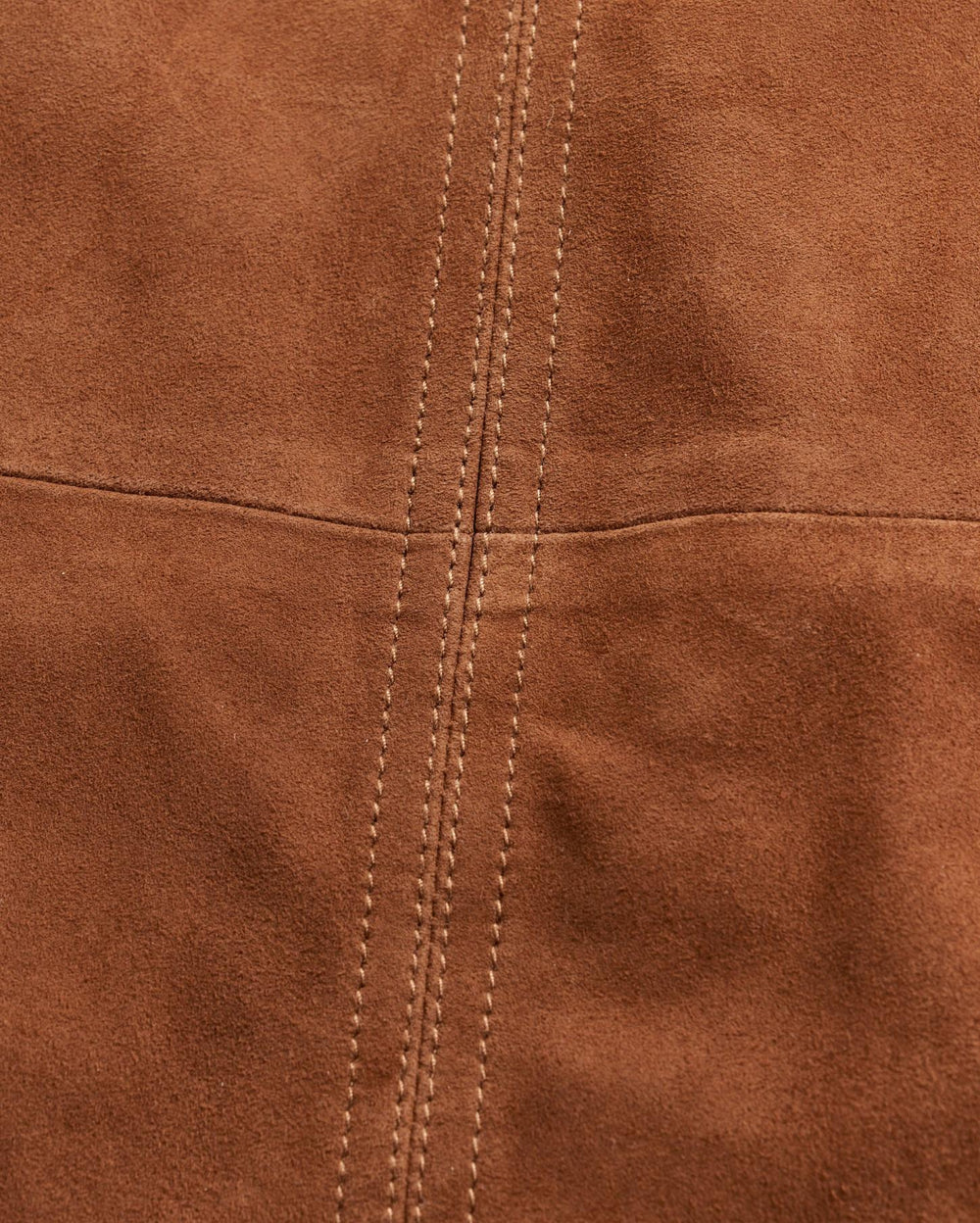 Women A-Line Suede Skirt Cognac | Billy Reid Bottoms