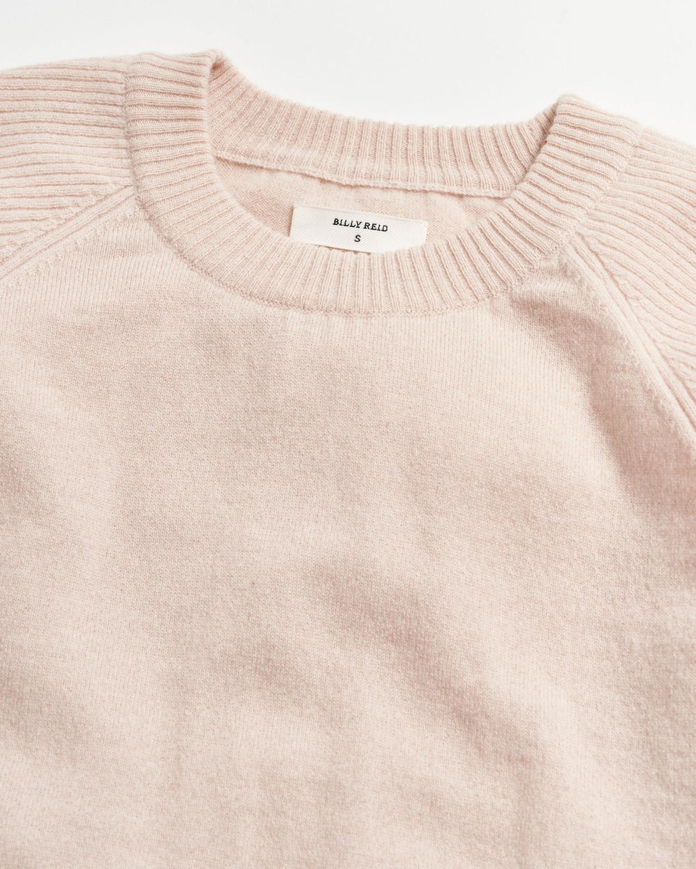 Women Balloon Sleeve Crew Sweater Light Pink | Billy Reid Sweaters &amp; Knits