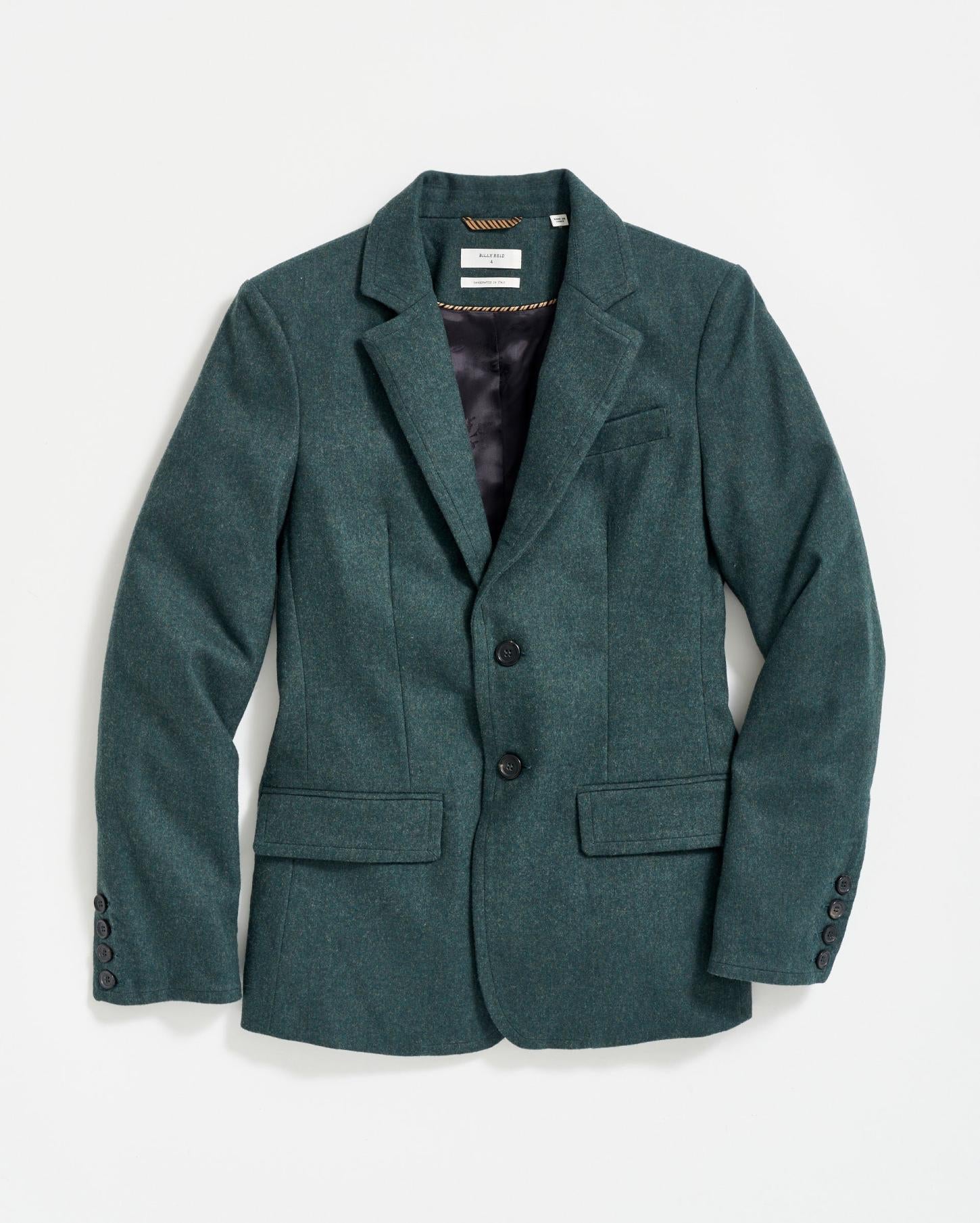 Women Banded Blazer Grey/green | Billy Reid Jackets &amp; Outerwear