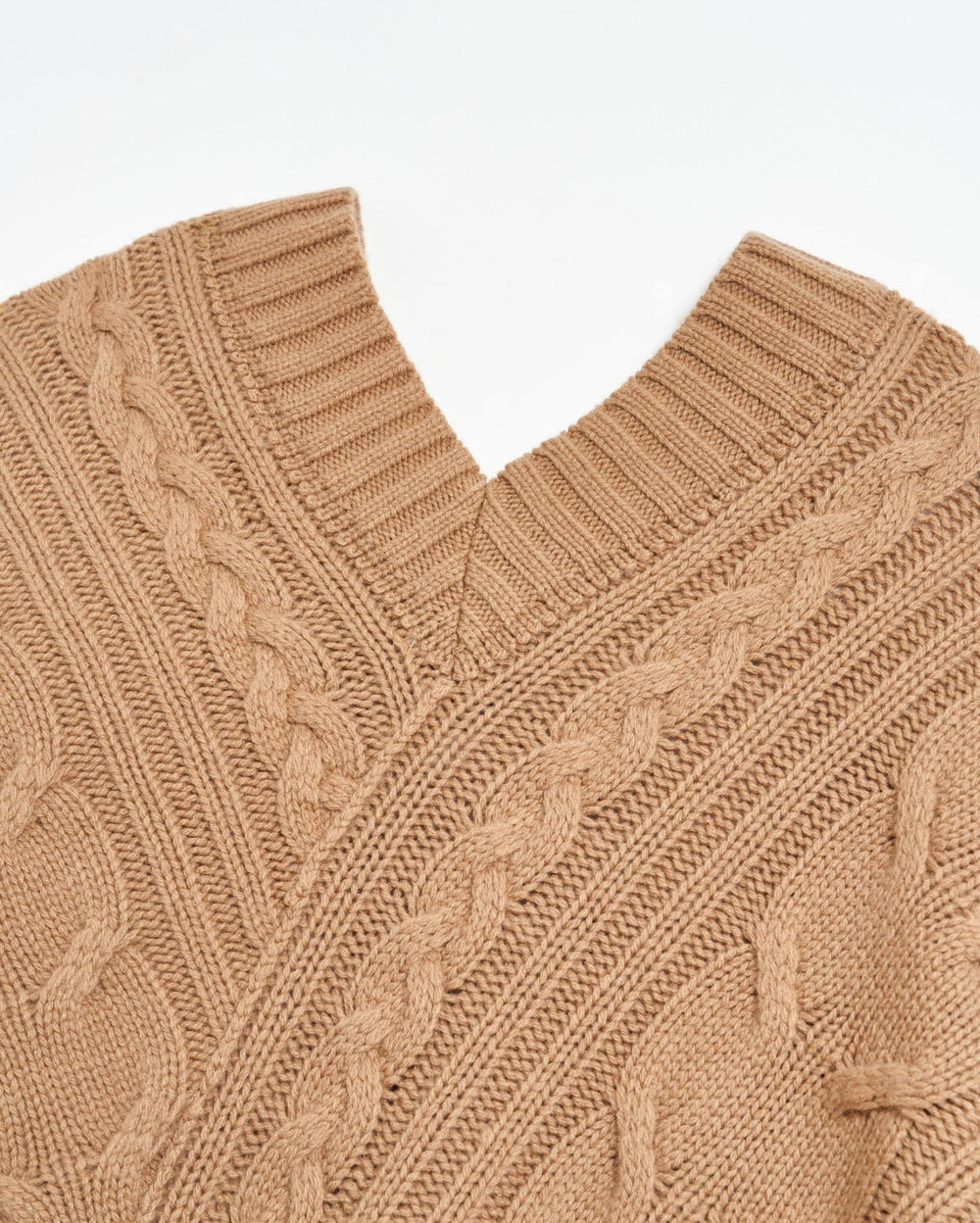 Women Bias Cable Sweater Camel | Billy Reid Sweaters &amp; Knits