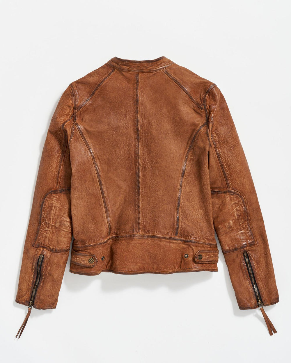 Women Biker Jacket Brown | Billy Reid Jackets &amp; Outerwear