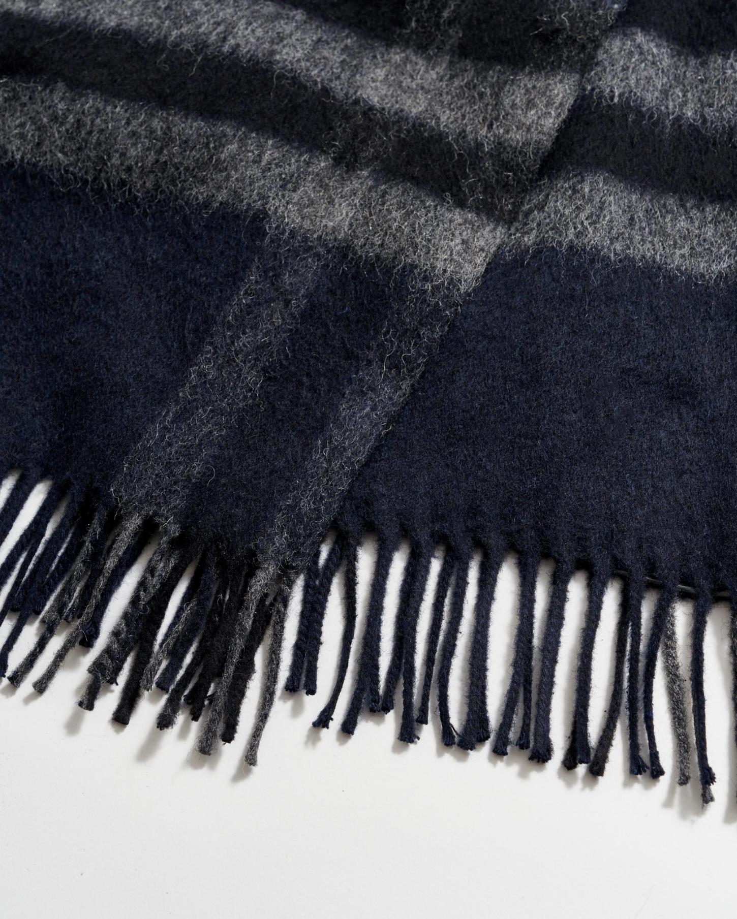 Women Blanket Wrap Skirt Black/grey | Billy Reid Bottoms