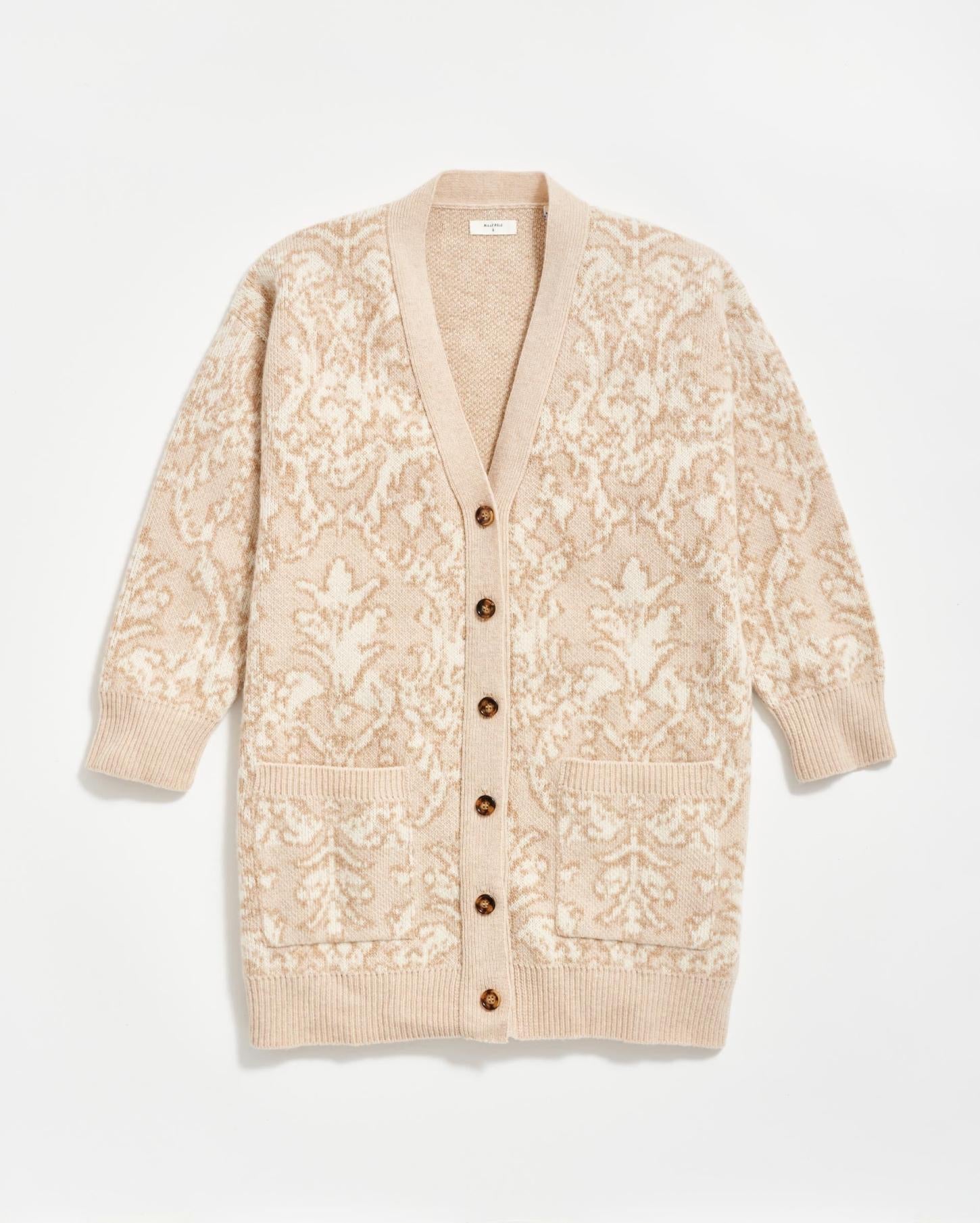 Women Boyfriend Cardigan Ivory/beige | Billy Reid Sweaters &amp; Knits