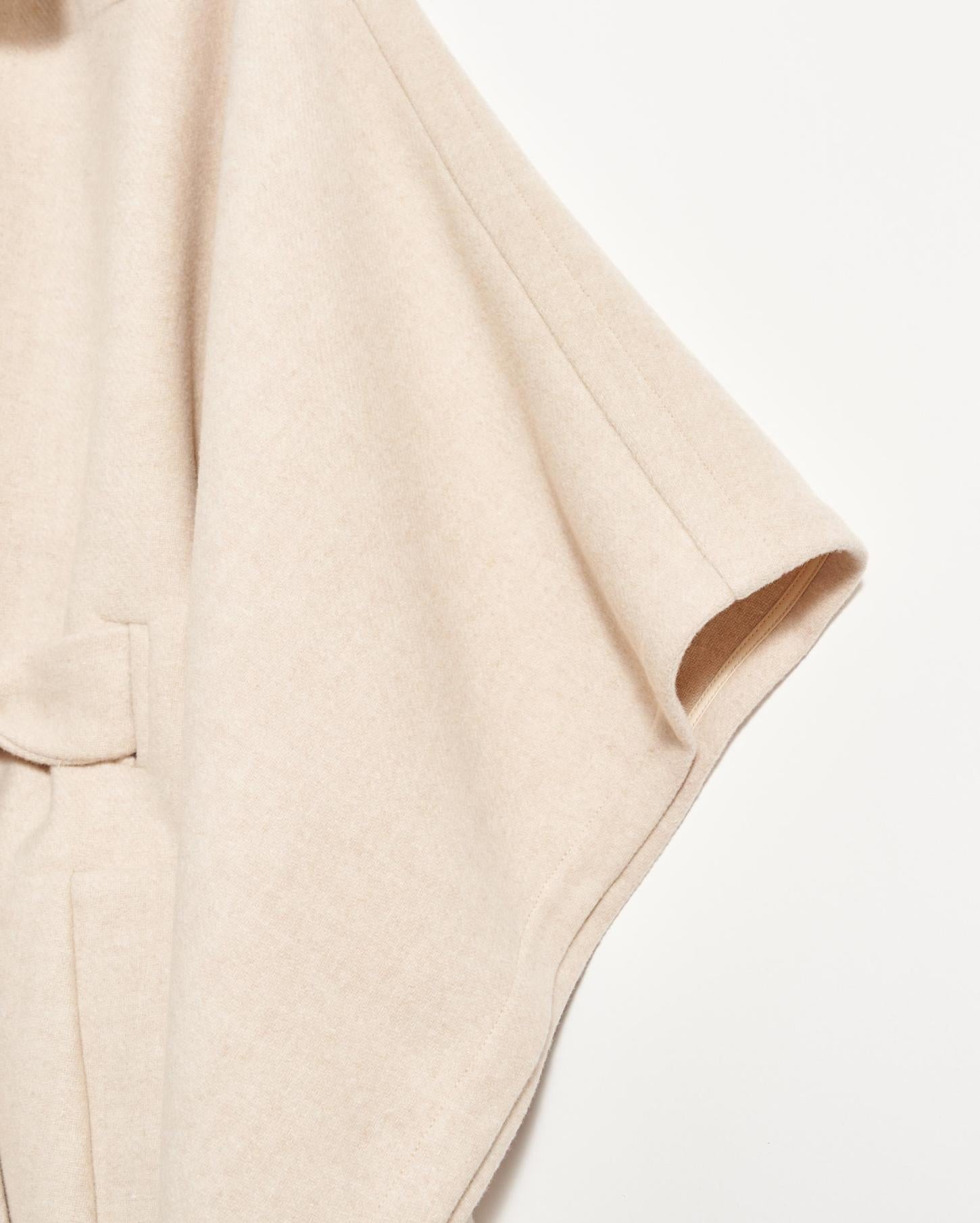 Women Cape Coat Ecru | Billy Reid Jackets &amp; Outerwear