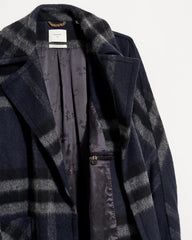 Women Car Blanket Coat Black/grey | Billy Reid Jackets &amp; Outerwear