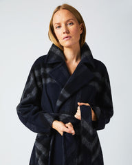 Women Car Blanket Coat Black/grey | Billy Reid Jackets &amp; Outerwear