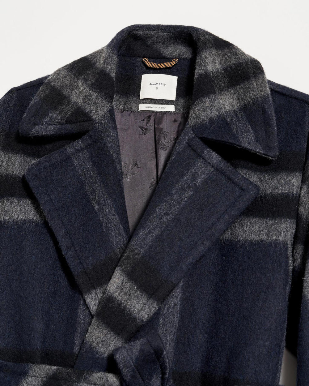 Women Car Blanket Coat Black/grey | Billy Reid Jackets &amp; Outerwear