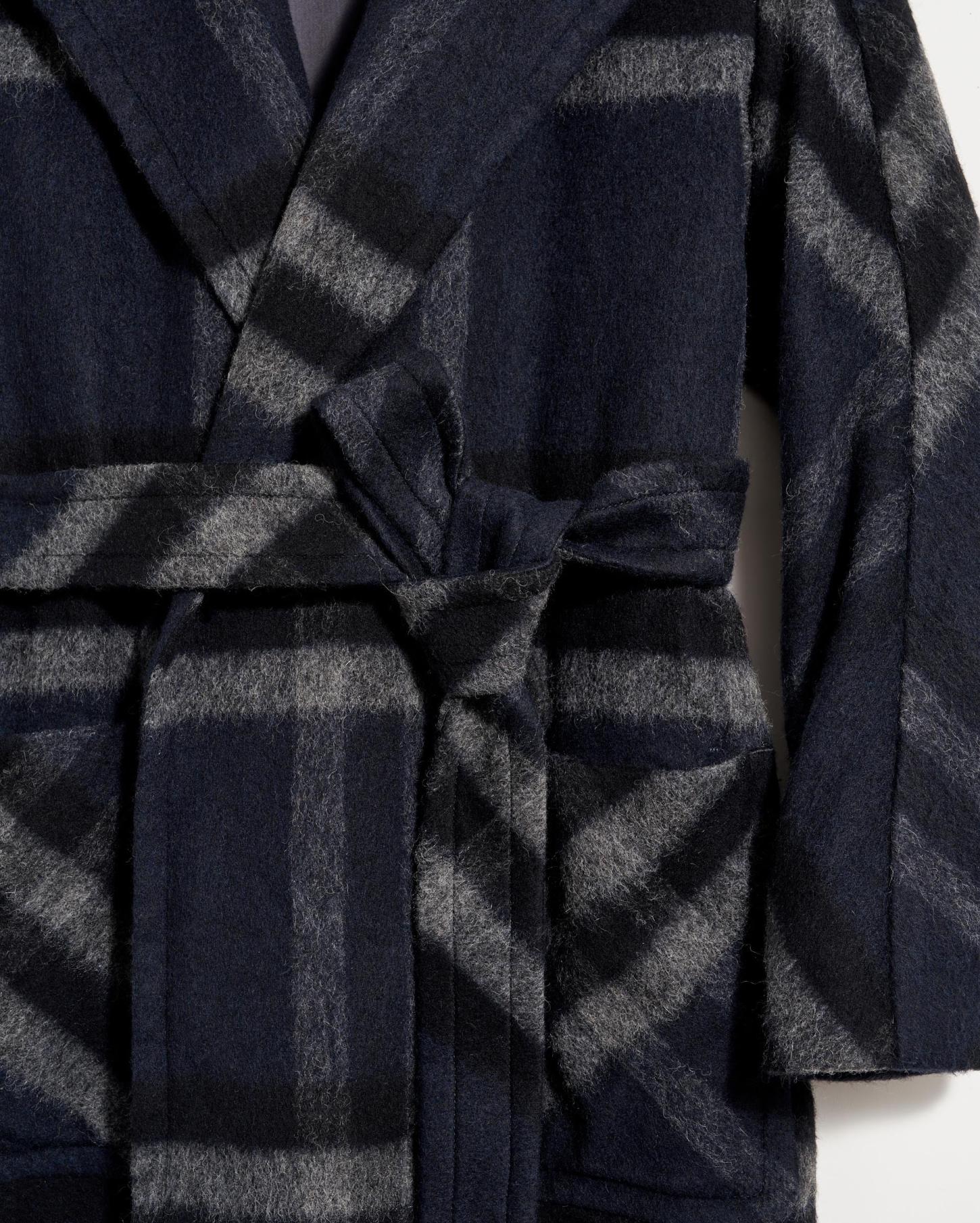 Women Car Blanket Coat Black/grey | Billy Reid Jackets &amp; Outerwear