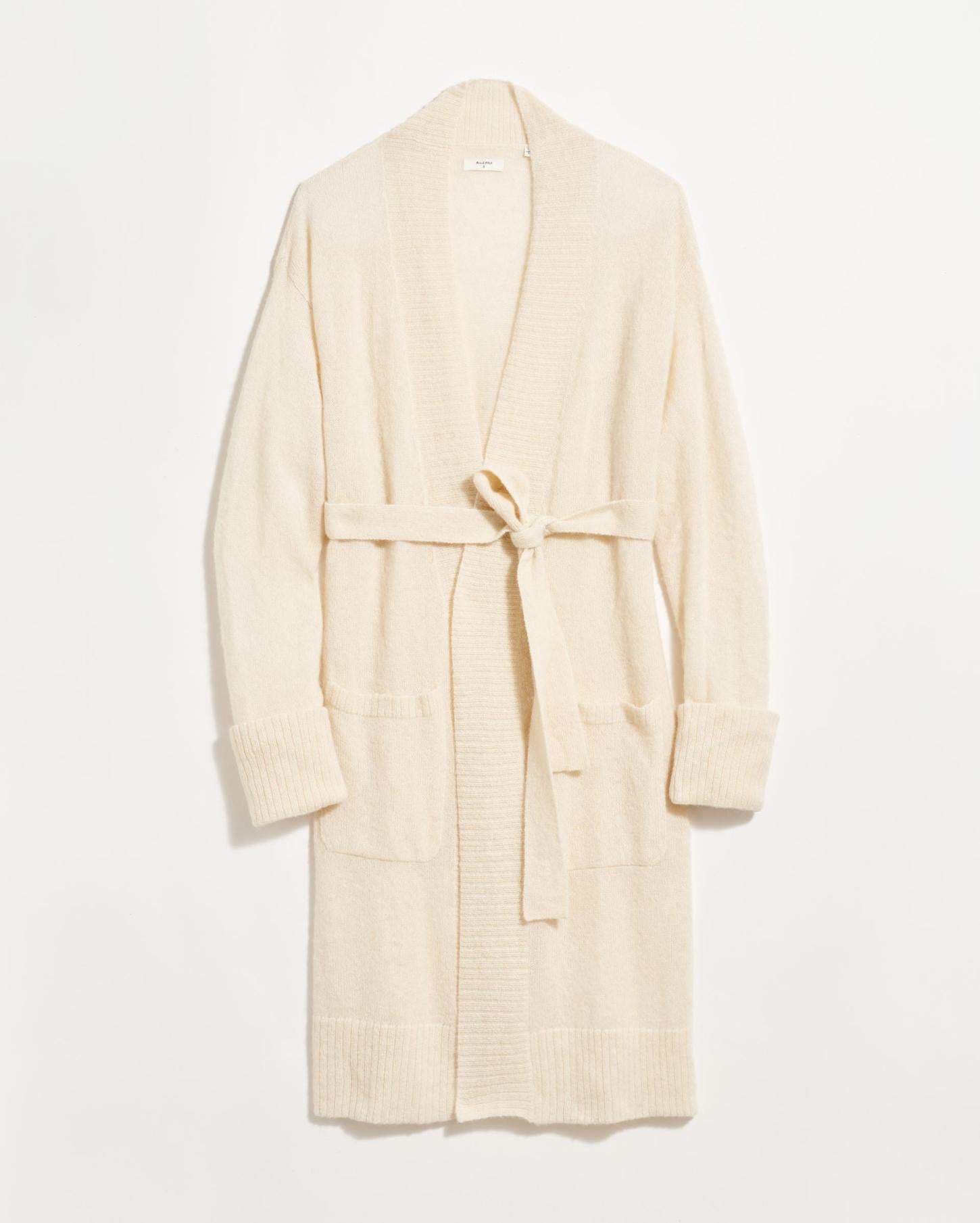 Women Cardigan Coat Ivory | Billy Reid Sweaters &amp; Knits