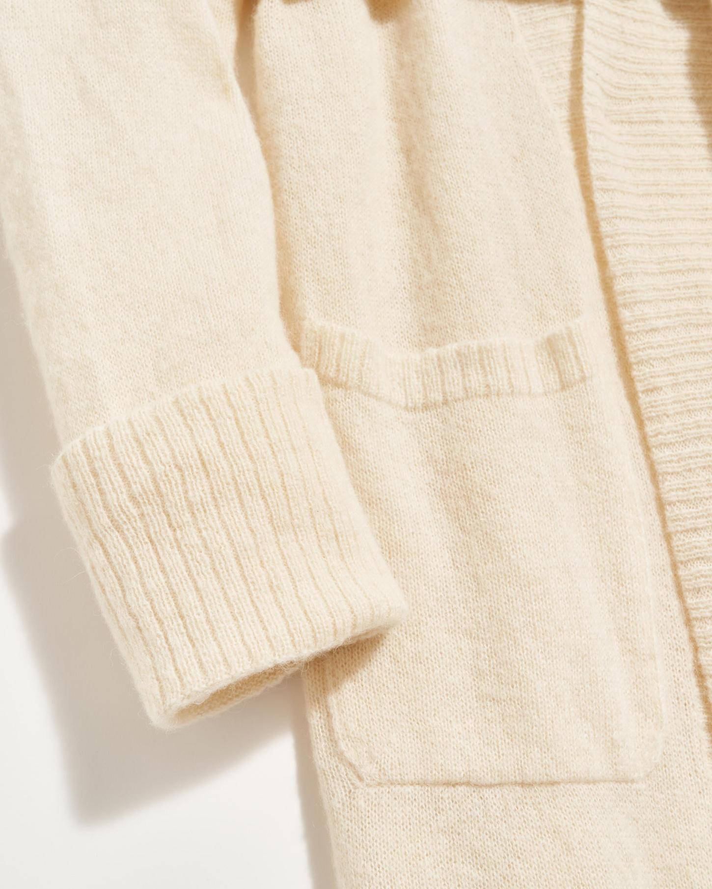 Women Cardigan Coat Ivory | Billy Reid Sweaters &amp; Knits