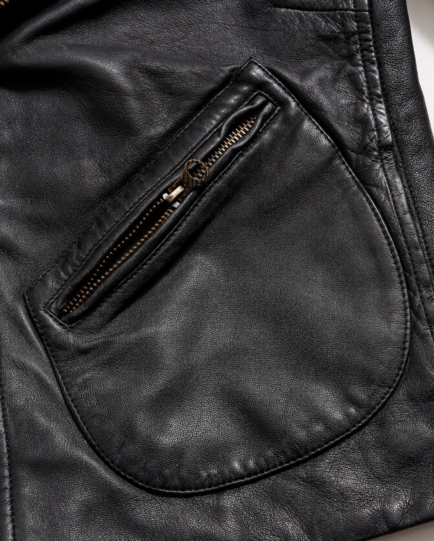 Women Classic Moto Black | Billy Reid Jackets &amp; Outerwear