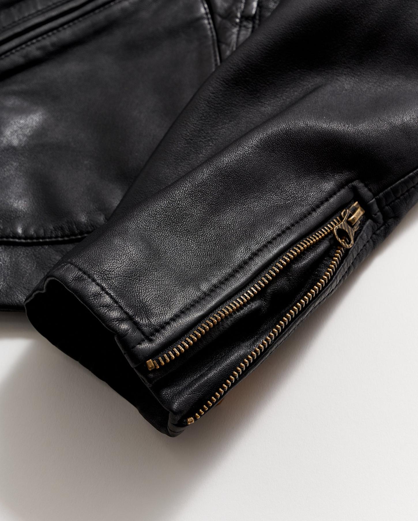 Women Classic Moto Black | Billy Reid Jackets &amp; Outerwear