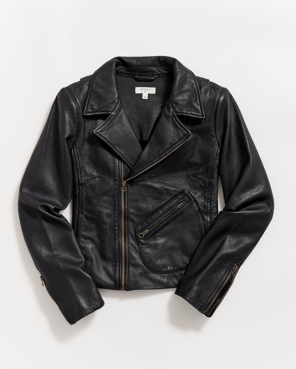 Women Classic Moto Black | Billy Reid Jackets &amp; Outerwear
