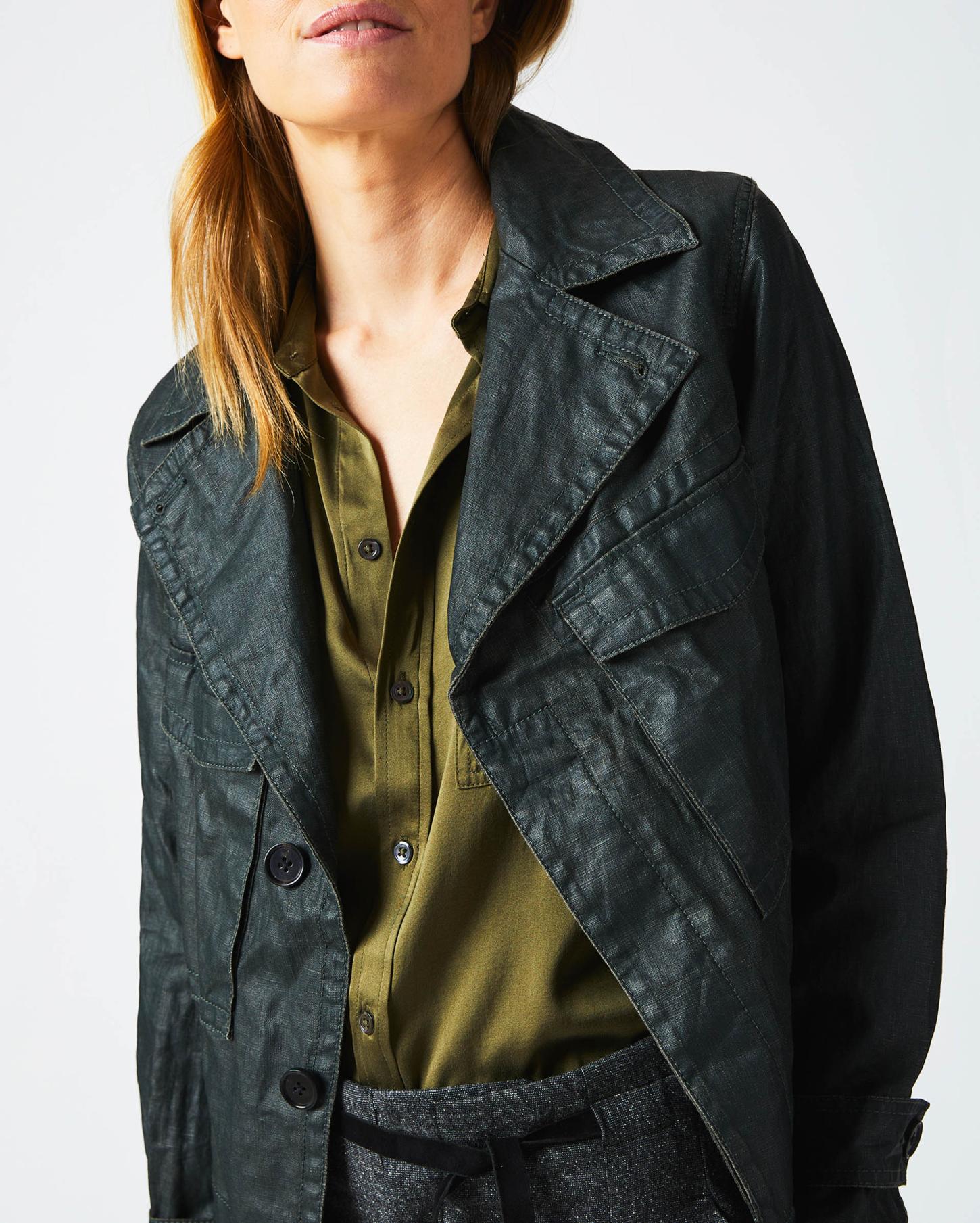 Women Field Jacket Forest Green | Billy Reid Jackets &amp; Outerwear