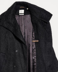 Women Funnel Neck Coat Black | Billy Reid Jackets &amp; Outerwear