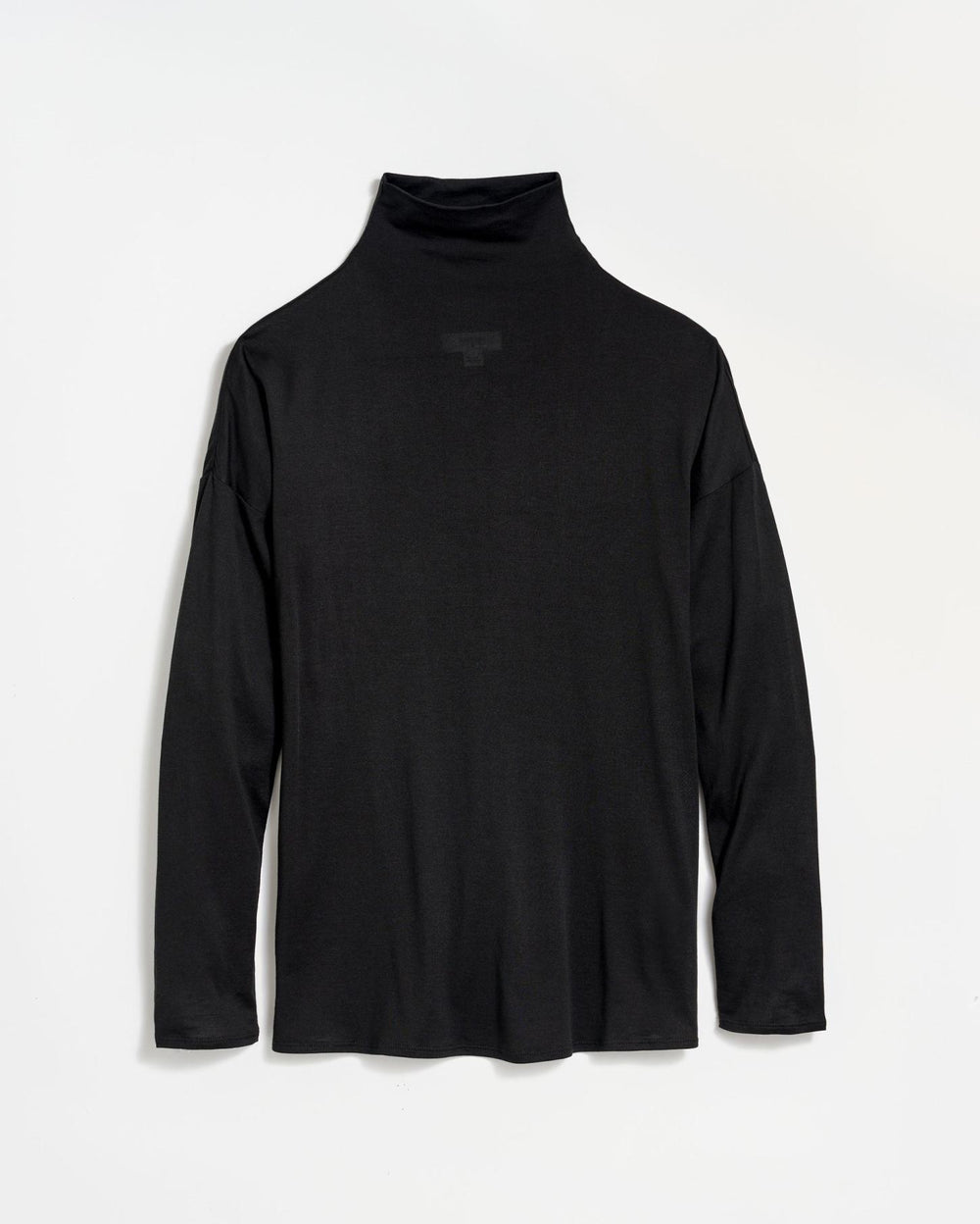 Women Funnel Neck Knit Black | Billy Reid Sweaters &amp; Knits
