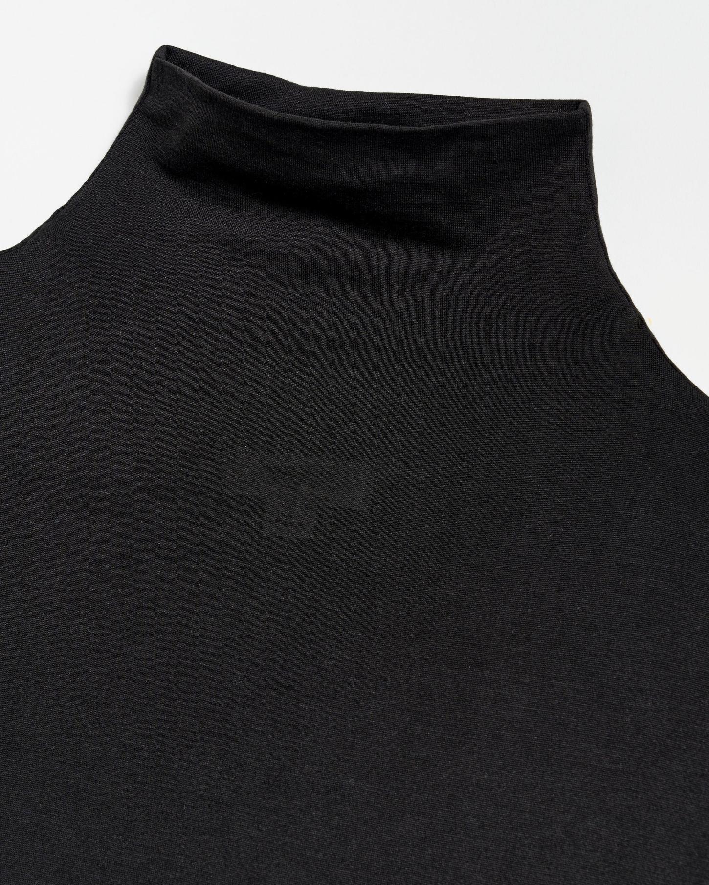 Women Funnel Neck Knit Black | Billy Reid Sweaters &amp; Knits