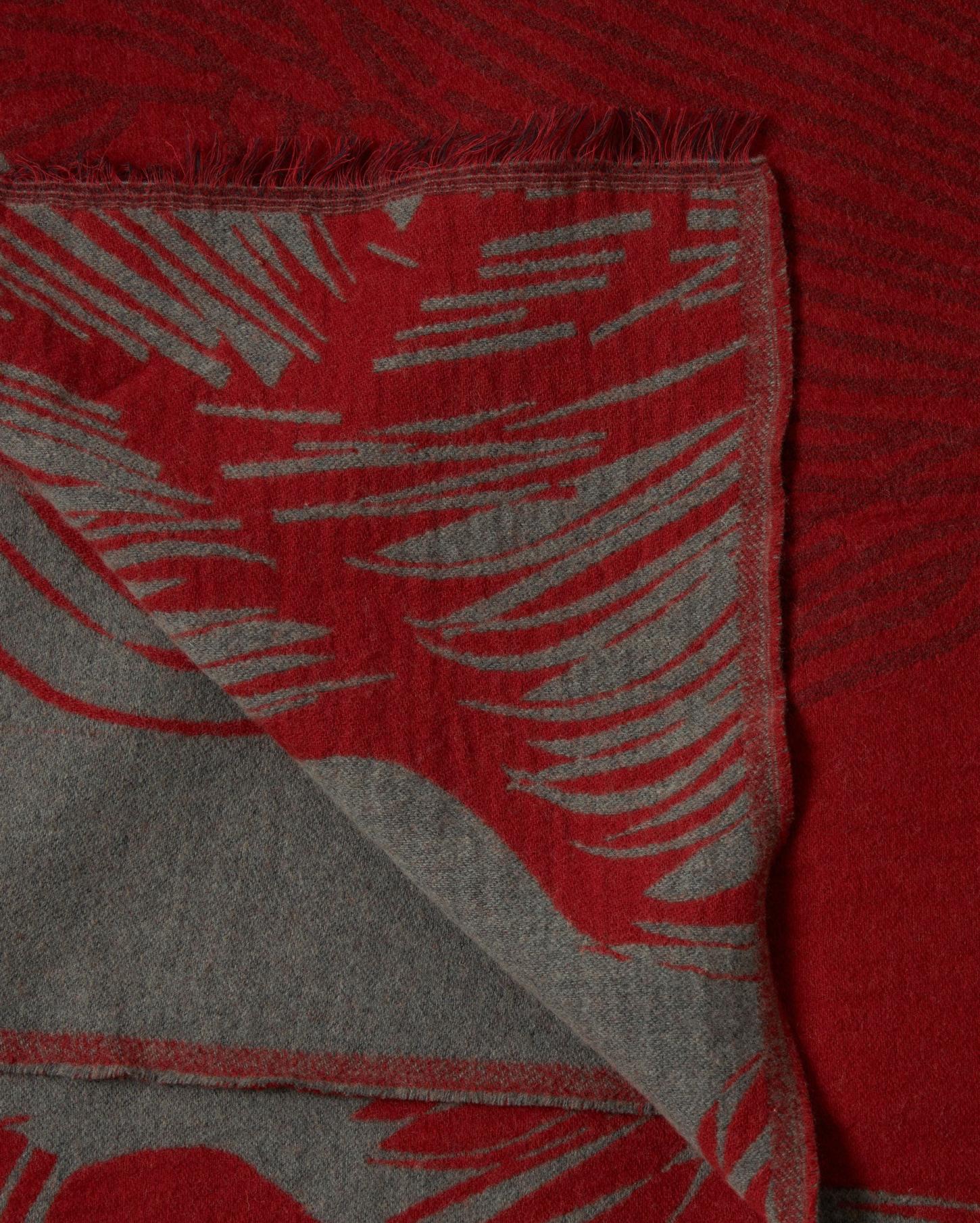 Women Horse Tail Blanket Red/black | Billy Reid Accessories