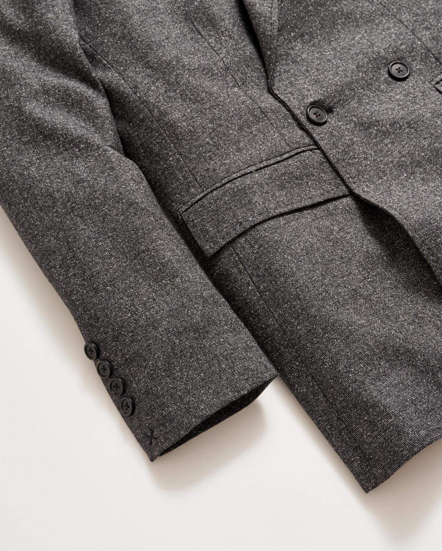 Women Peak Lapel Blazer Charcoal | Billy Reid Jackets &amp; Outerwear