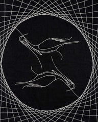 Women Pelican Blanket Black / Natural | Billy Reid Accessories