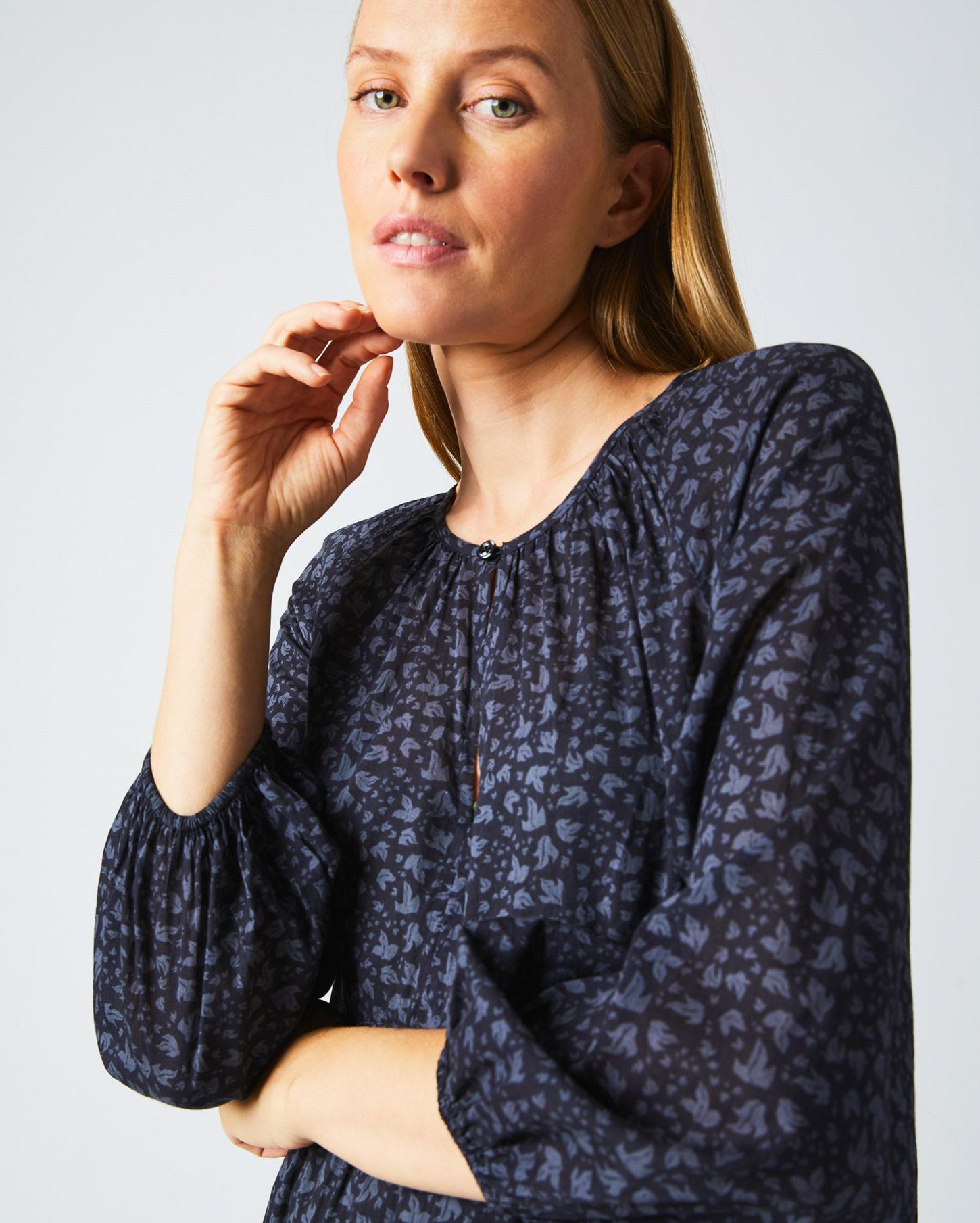 Women Petticoat Dress Navy | Billy Reid Dresses