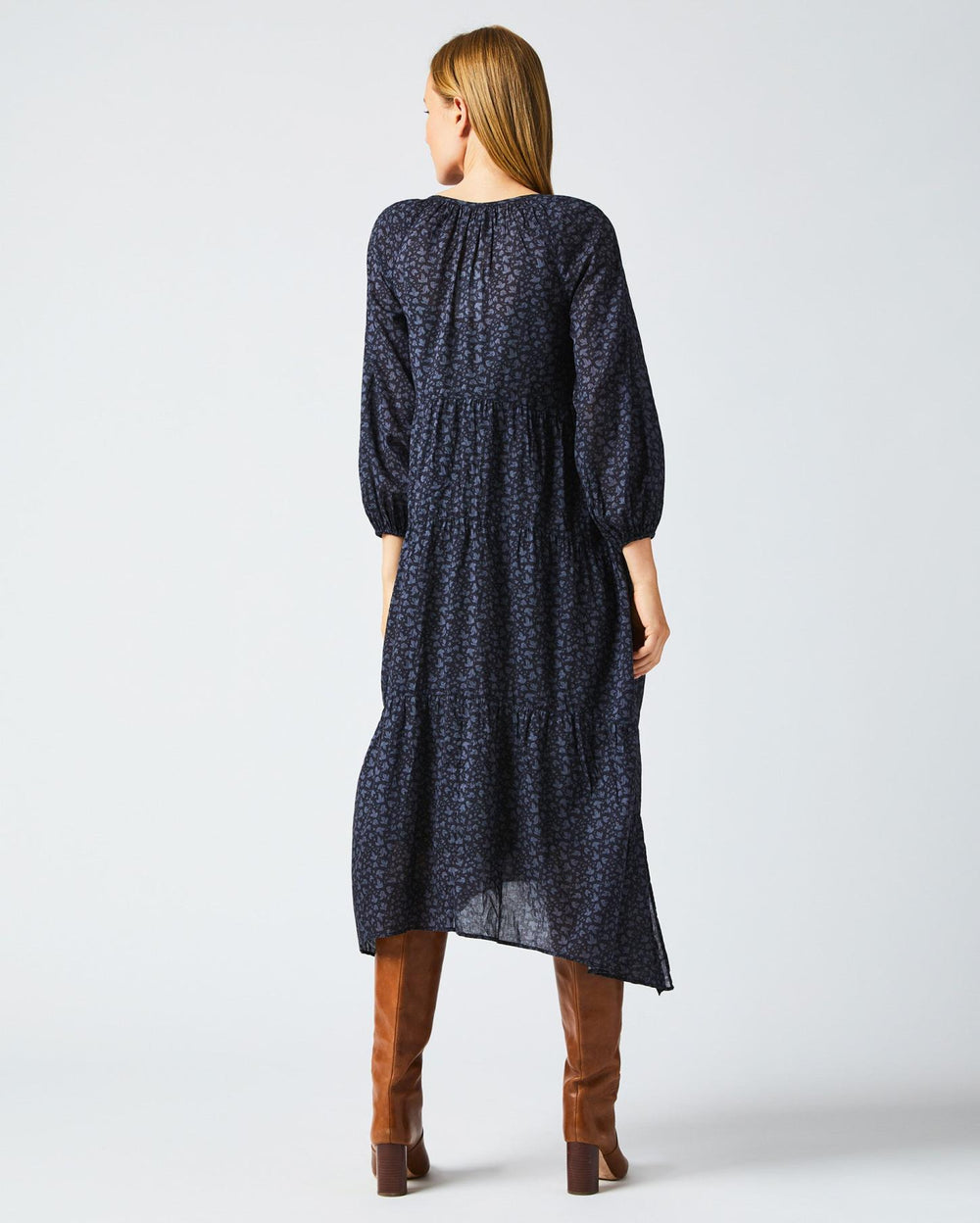 Women Petticoat Dress Navy | Billy Reid Dresses