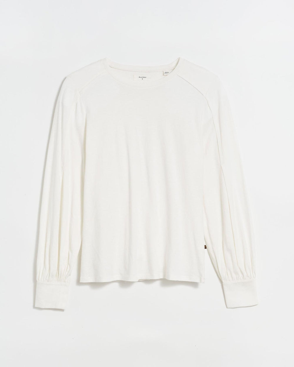 Women Pleat Sleeve Knit Ivory | Billy Reid Tops